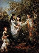 Thomas Gainsborough The Marsham Children Sweden oil painting artist